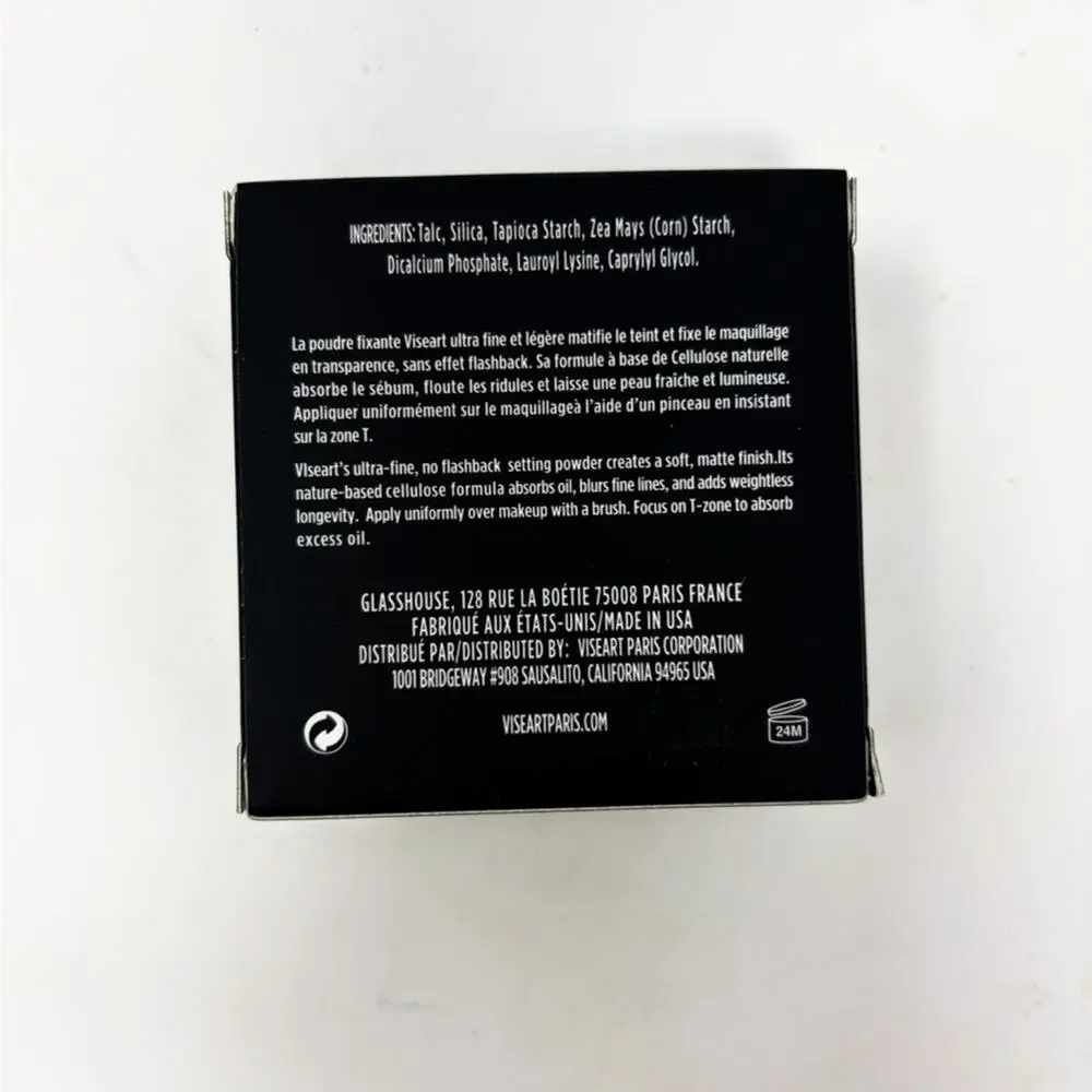 NEW Viseart Paris Invisible Ultrafine Translucent Setting Powder, MSRP $35